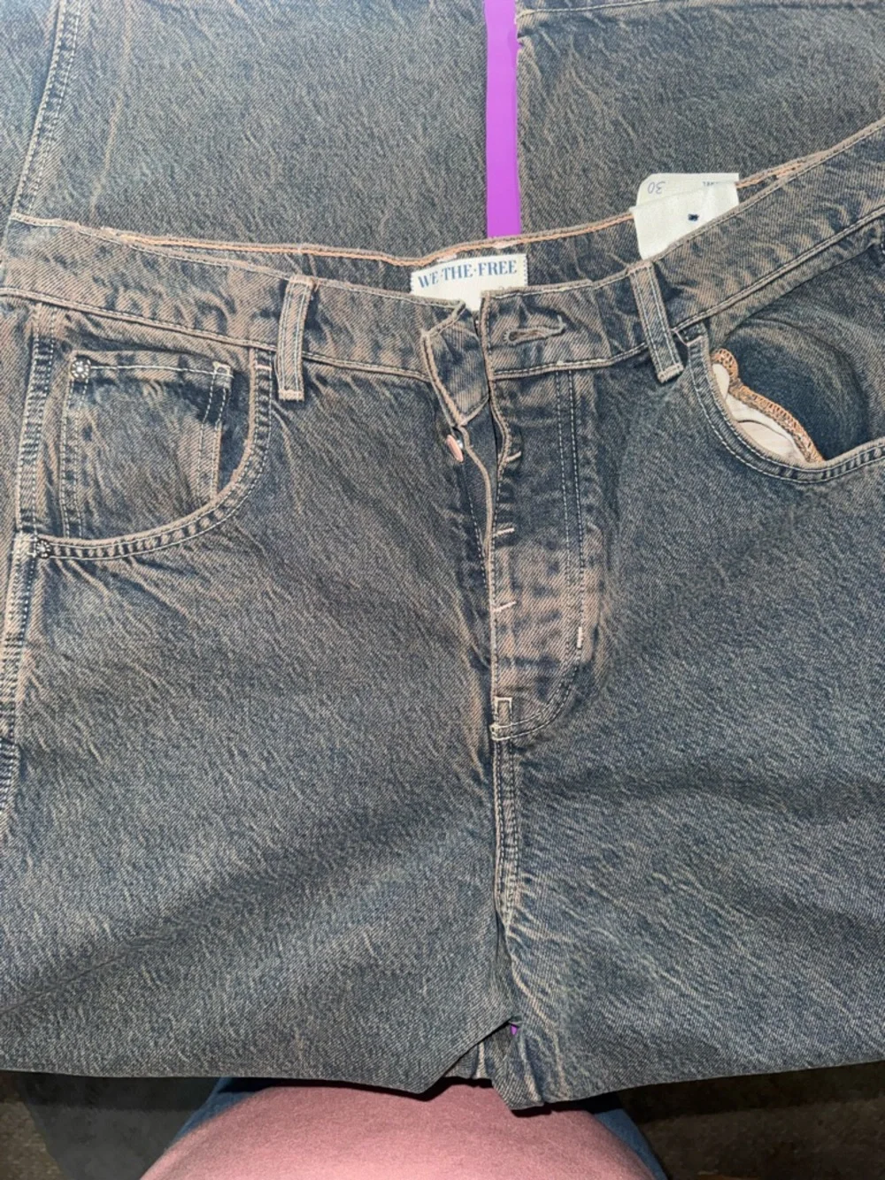 We The Free Washed Black Boyfriend Jeans - Picture 5 of 8